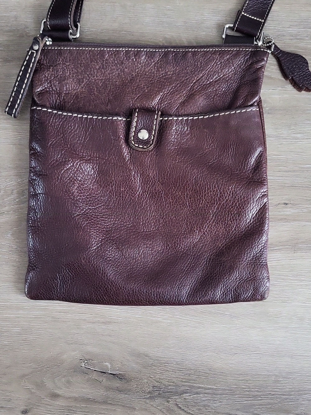 Vintage 90s/00s Roots "Venetian Village" Crossbody Bag - Made in Canada - Picture 5 of 12